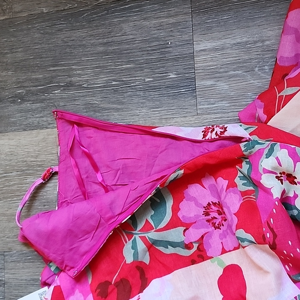 Floral Pink Maxi Dress - Picture 13 of 15